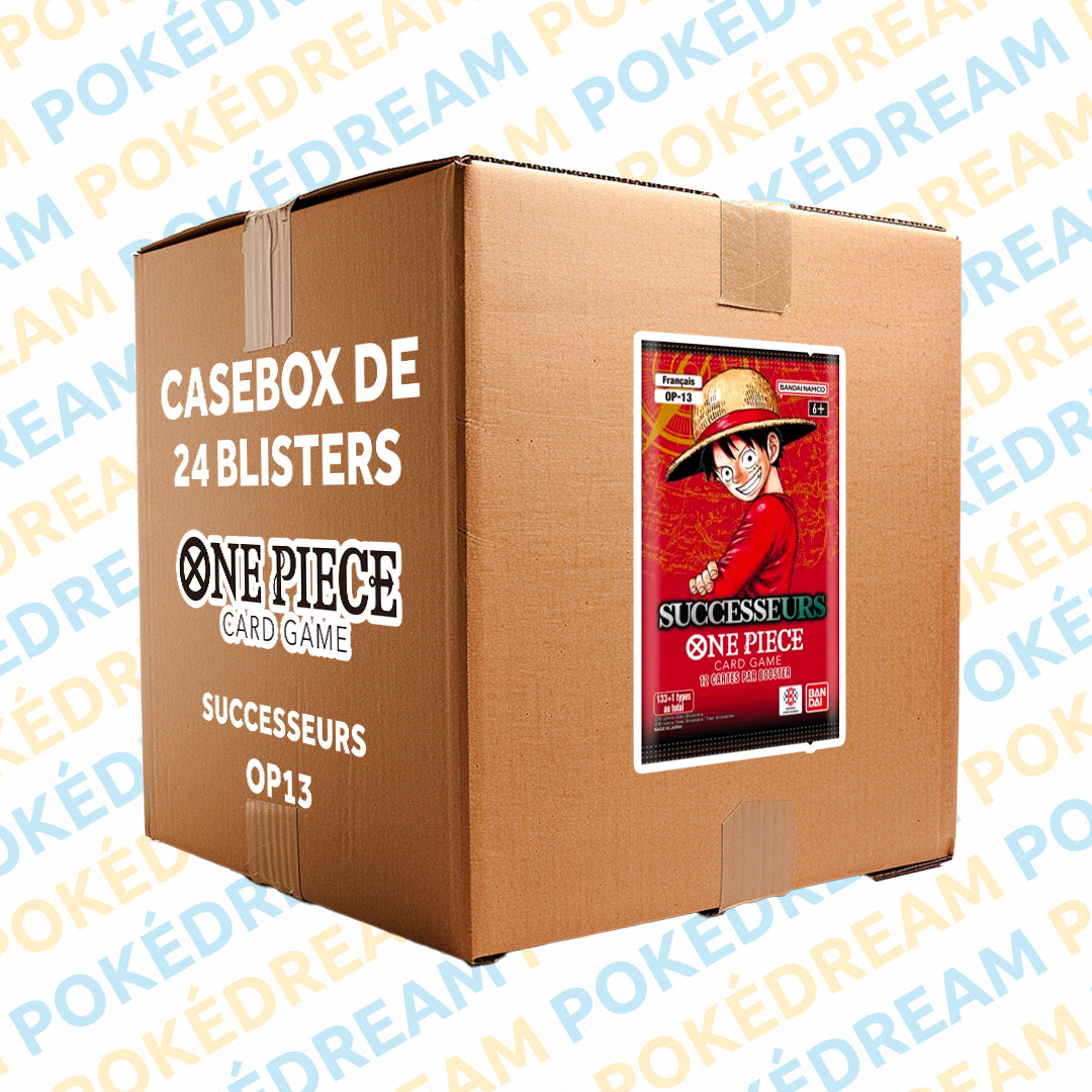 Casebox de 24 Blisters One Piece OP13 - Successeurs