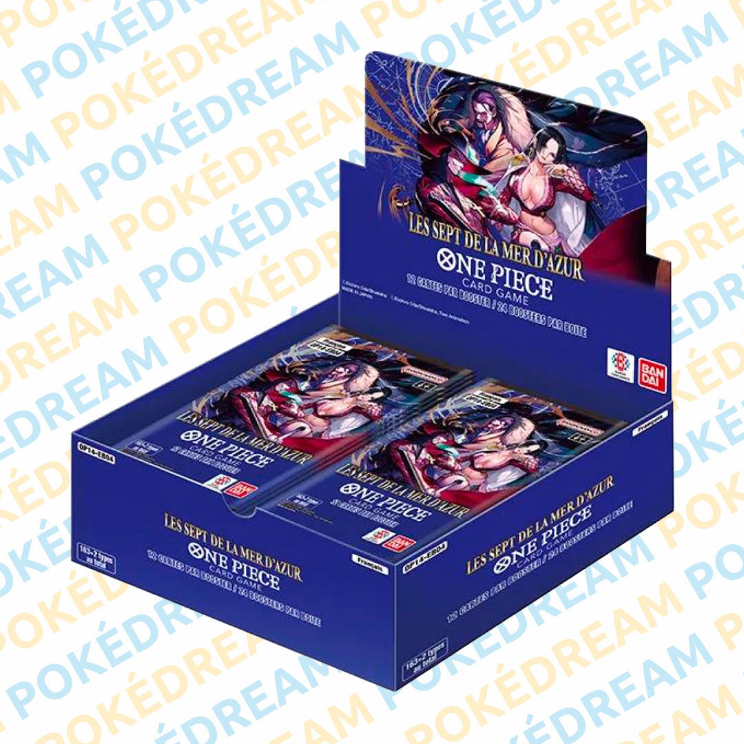 Display de boosters One Piece OP14 - Les Sept de la Mer d'Azur