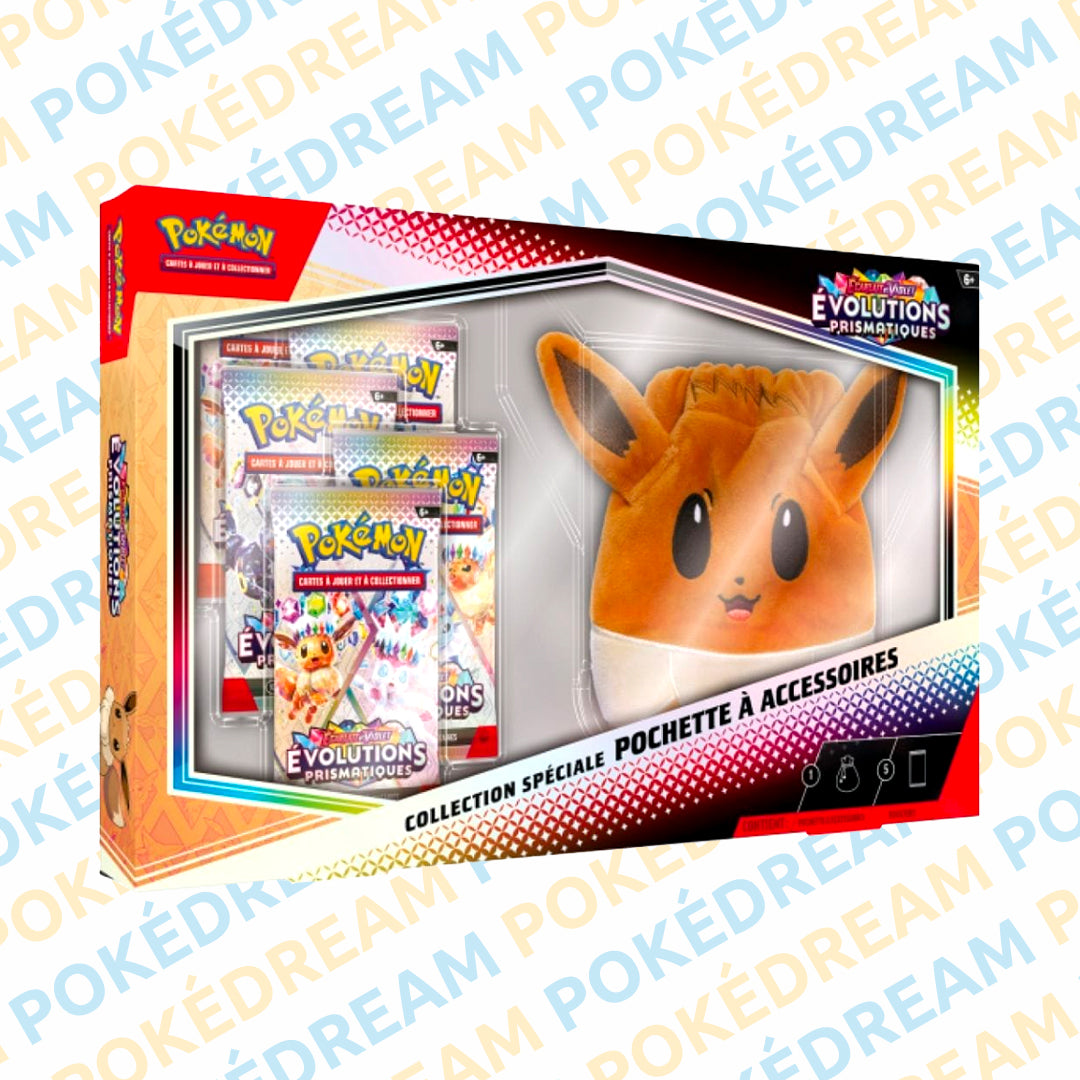 Coffret Pokémon EV8.5 Collection Spéciale Pochette à Accessoires - Évolutions Prismatiques