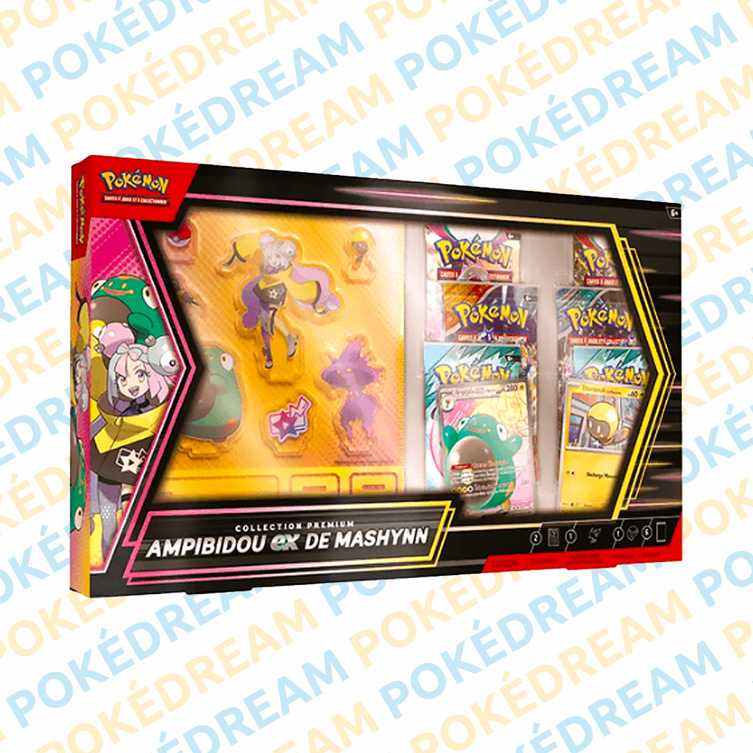 Coffret Pokémon Collection Premium Ampibidou EX de Mashynn