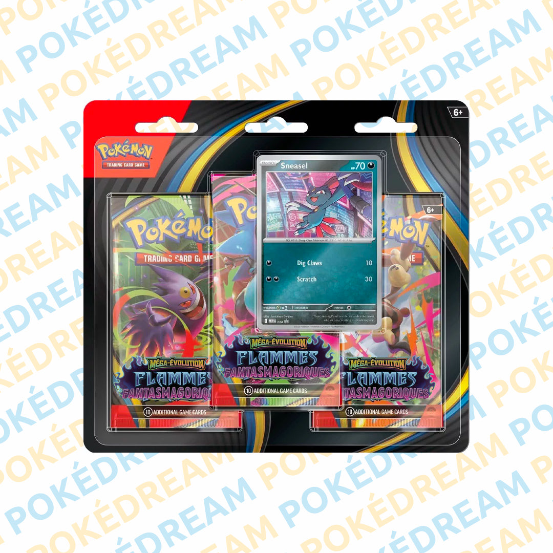 Tripack Pokémon ME2 - Flammes Fantasmagoriques