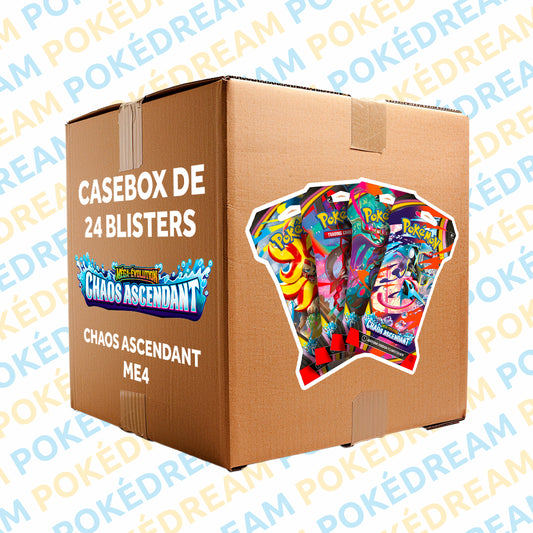 Casebox de 24 Blisters Pokémon ME4 - Chaos Ascendant