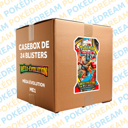 Casebox de 24 Blisters Pokémon ME1 - Méga Évolution