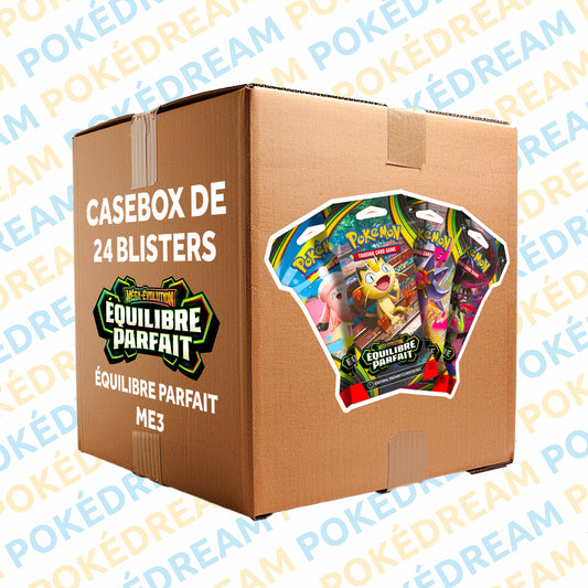 Casebox de 24 Blisters Pokémon ME3 - Équilibre Parfait
