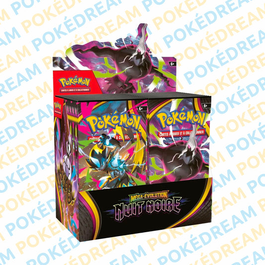 Display de Booster Pokémon ME5 - Nuit Noire