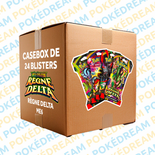 Casebox de 24 Blisters Pokémon ME6 - Règne Delta