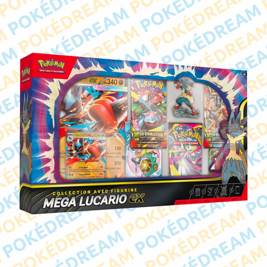 Coffret Collection Figurine Pokémon Méga-Lucario EX