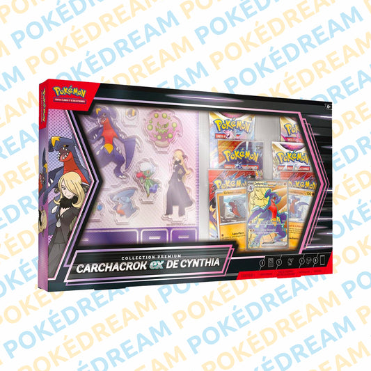 Coffret Pokémon Collection Premium Carchacrok EX de Cynthia