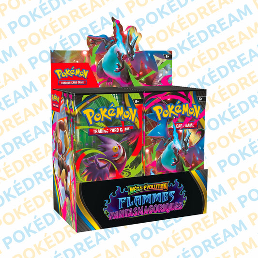 Display de Booster Pokémon ME2 - Flammes Fantasmagoriques